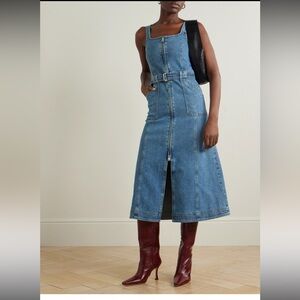 Simkhai Manson belted denim midi dress